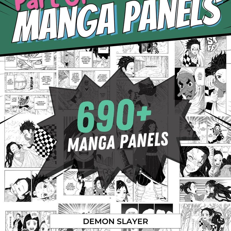 Demon Slayer Panels Manga Etsy