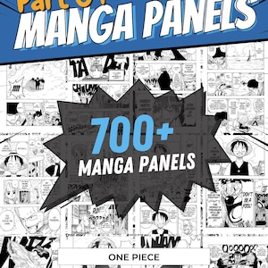 One Piece - Manga Panel Part 04 (700+pcs Manga Panels) - Digital Manga Panels - Wall Collage - Printable Manga Panel