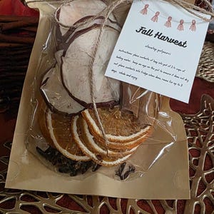 Stovetop Potpourri made with dried fruits, spices, and herbs