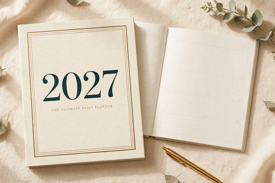 2027 Daily Planner Printable | Weekly Monthly Life Planner PDF - Etsy ...