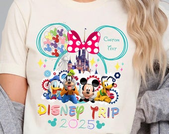 Custom Disney Trip 2025 Shirts, Disneyland Shirts, Disney Vacation T-shirt, Disney Family Matching T Shirt, Magical Castle Shirt
