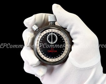 Omega handopwindbare stopwatch vintage chronograaf race chronometer