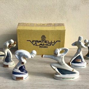set 6 Mignon vlahov Pescara Olympics 1960 ceramic Olympic Games
