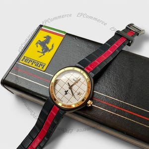 Ferrari Formula F40 26mm horloge vintage jaren 80 doos