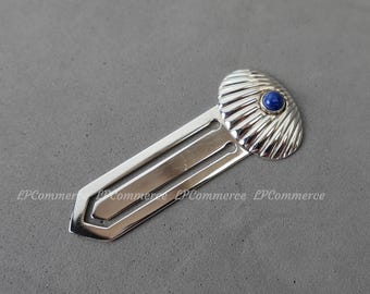 Cartier Lapis Money Clip 925 Sterling Silver