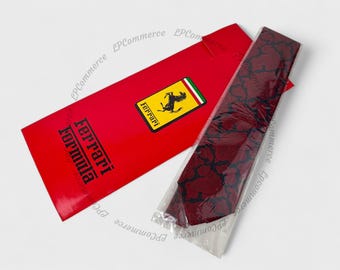 Ferrari Formula 1 tie, vintage gadget, 90s necktie