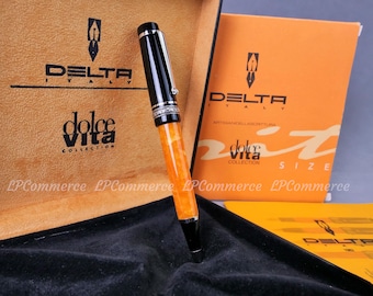 Delta Dolcevita Ballpoint Pen 925 Silver Medium Ballpoint Pen NOS Silver
