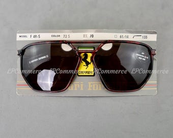 Ferrari Formula 80s F49/S 61-14 sunglasses, 135mm temples, vintage sunglasses