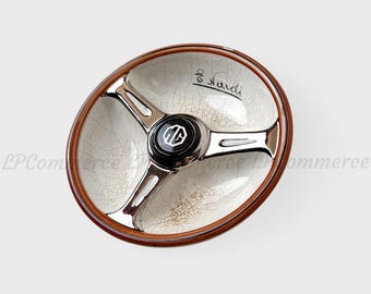Nardi Ashtray from the 1960s, Mastro Ghigo MG, rare ceramic ashtray.