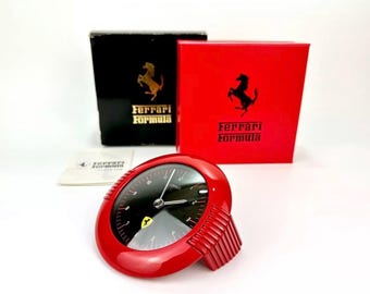 Ferrari Formula F40 table clock box from the 1990s