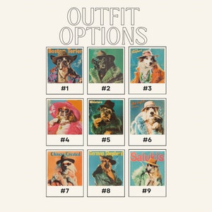 Custom Retro 70s mid century iconic fashion gangster portraits, gifts for him, funny gifts
