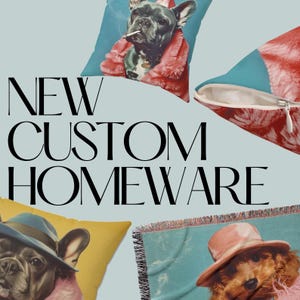 Custom Retro 70s mid century iconic fashion gangster portraits, gifts for him, funny gifts