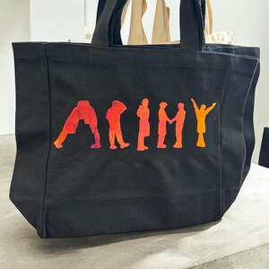 BTS Army Inspired Tote Bag, Holographic Vinyl