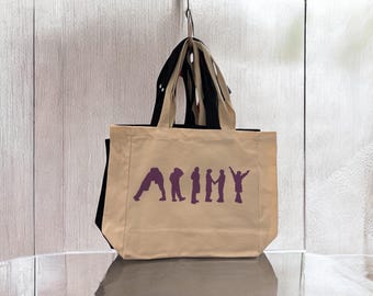 BTS Army Borahae Inspired Tote Bag