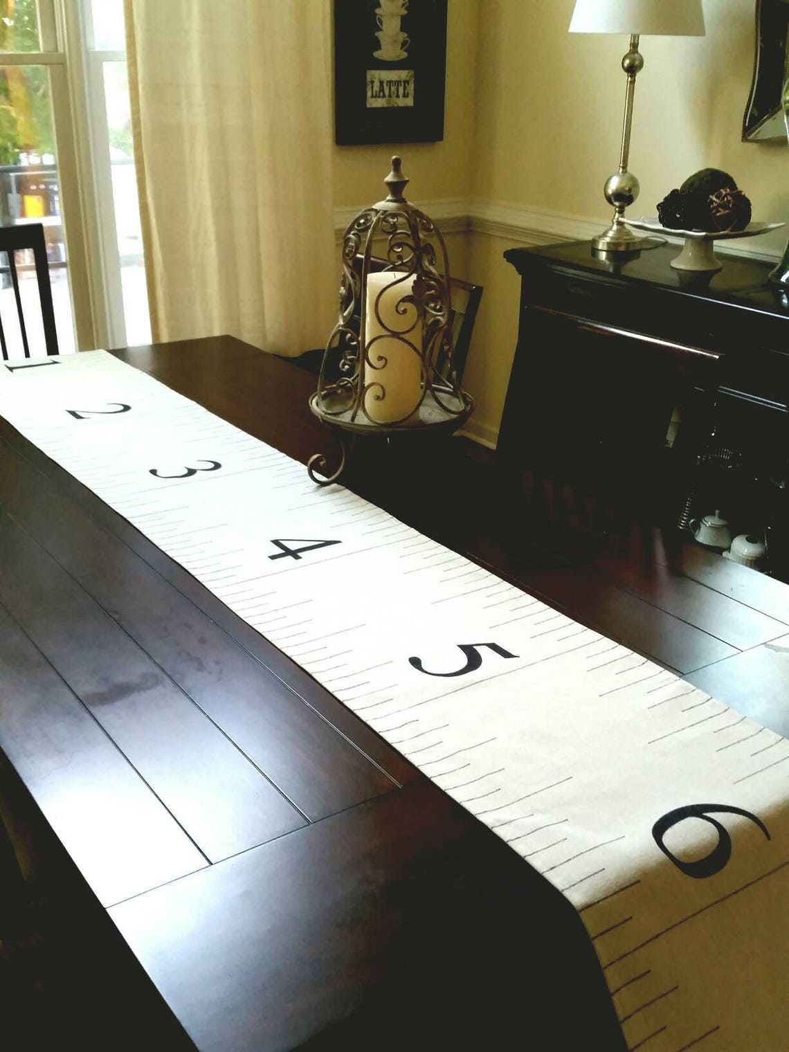 Painter's Drop Cloth Canvas Ruler Table Runner 108 Etsy