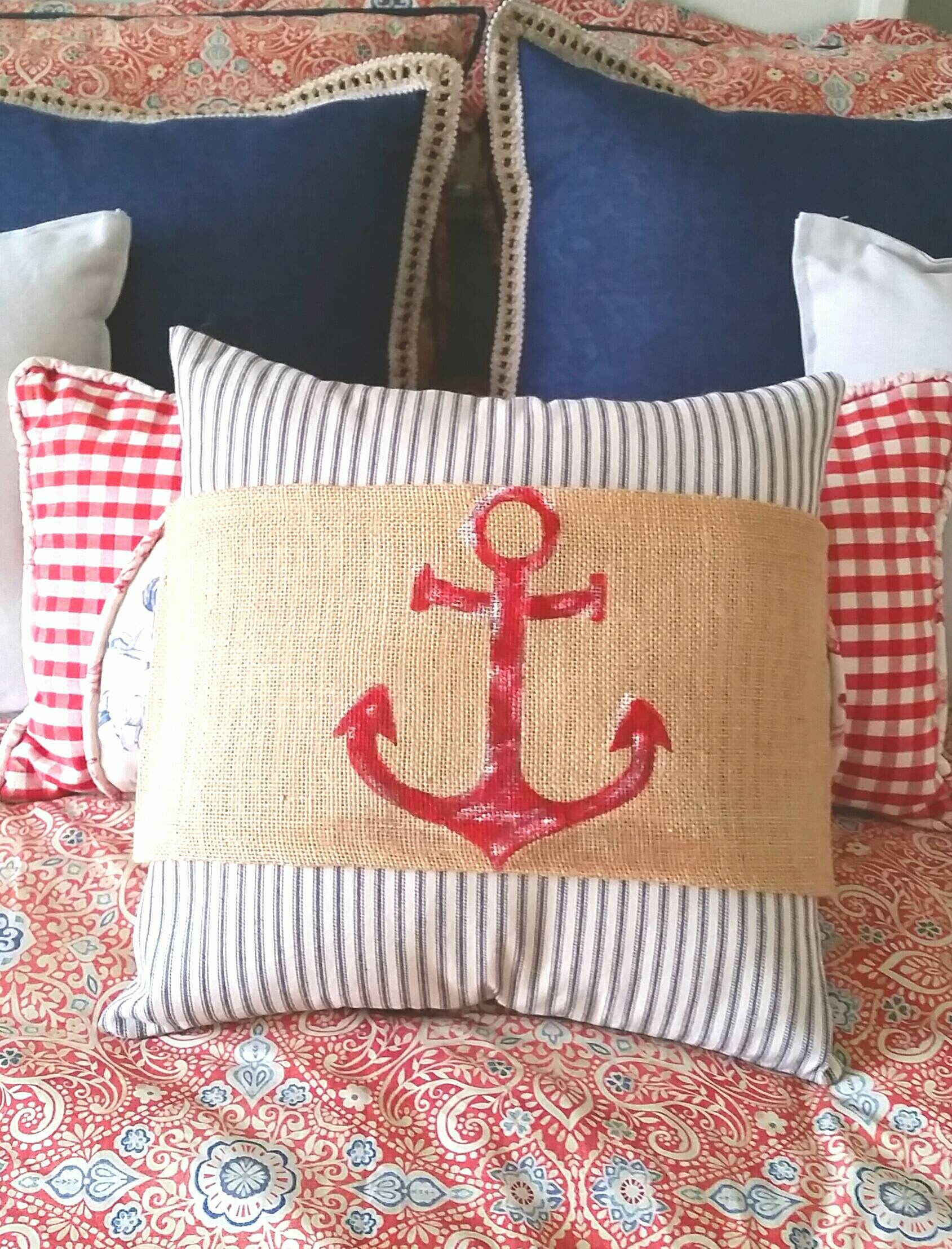 burlap pillow wraps