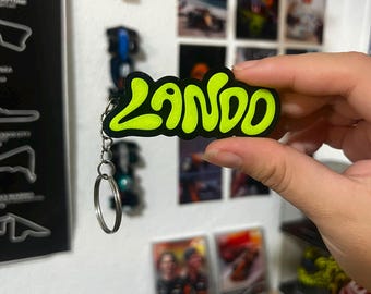 Lando Norris Silverstone Keyring