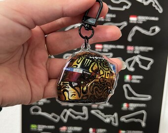 Lando Norris World Champion Helmet Keychain