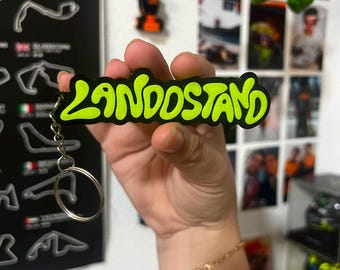 Lando Norris Silverstone LandoStand key ring