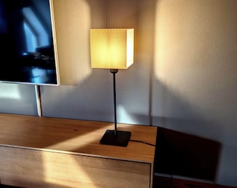 Kyvos tafellamp van vloeibaar hout / Tafellamp voor dressoir / Bureaulamp / E27 fitting / Tafellamp / Nachtlampje / Bureaulamp