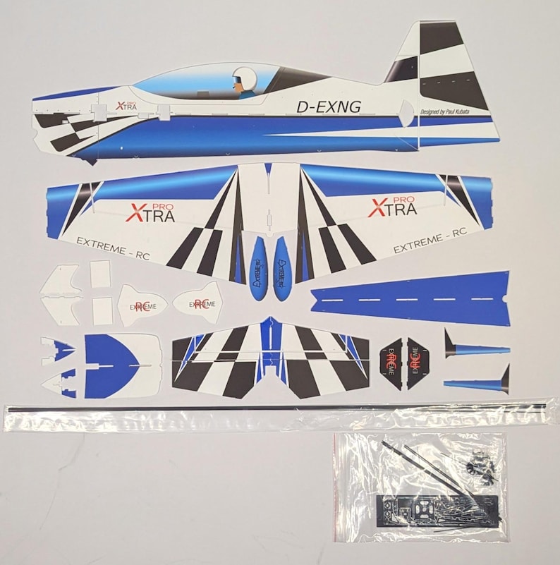Shockflyer RC Airplane Aerobatic Model Kit Pro Xtra / Indoor Model / Slowflyer ...