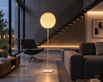 Woonkamer vloerlamp Solis 400, Boho lamp New York / Vloerlamp / voor eetkamer, slaapkamer / woonkameridee / sfeerverlichting
