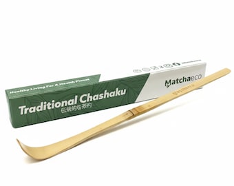 Cuchara de Matchaeco / Cuchara tradicional de matcha de bambú Cashaku: 1 cucharada