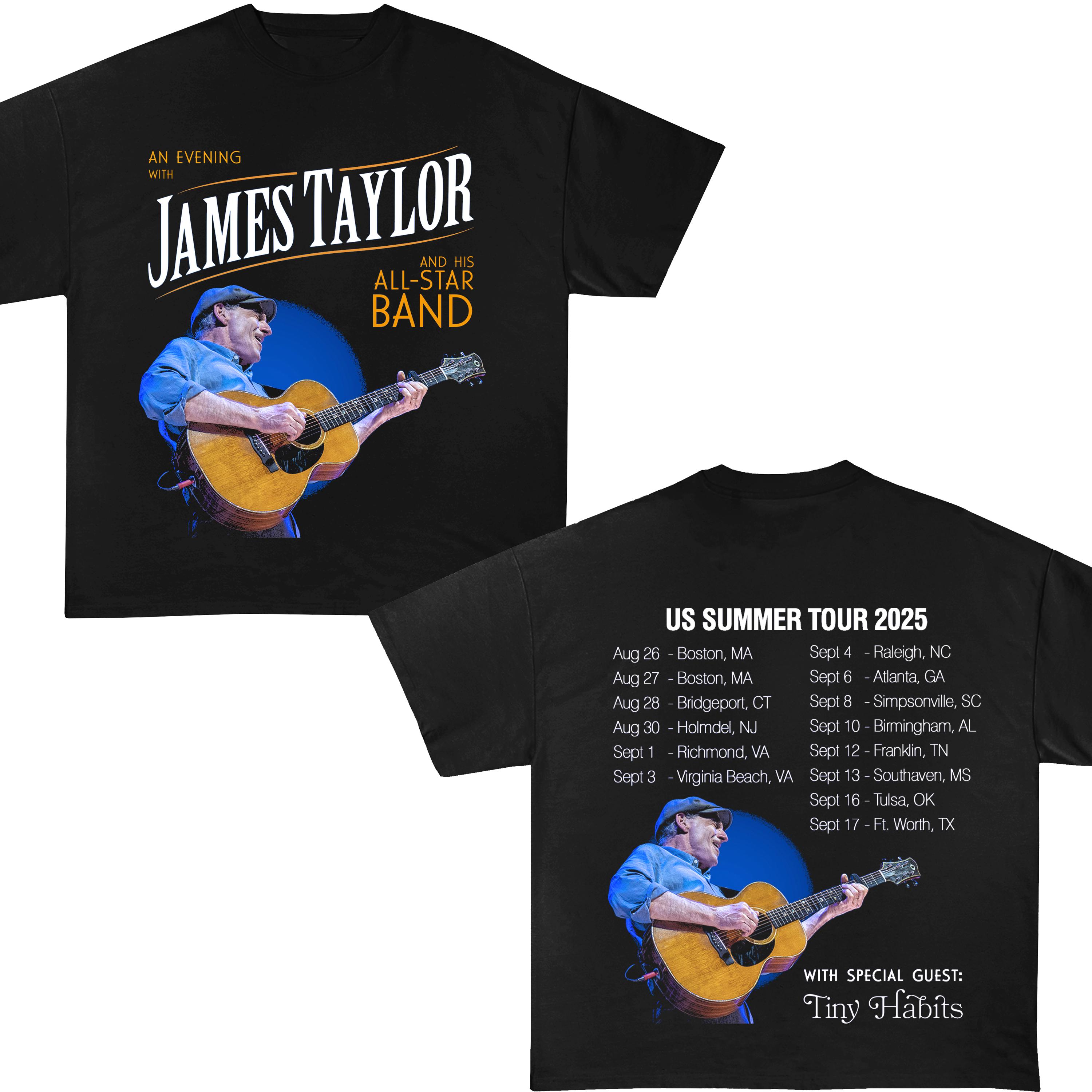 James Taylor Summer Tour 2025 Shirt, James Taylor 2025