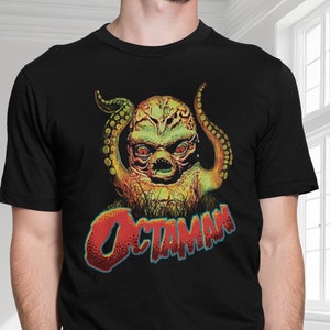 Octaman 1971 Retro Shirt Cult Classic TShirt Horror Monster Tee Octopus Man T-Shirt Cool Unisex T-Shirts 70s Top T Shirt Tee Merch 4xl 5xl image 1