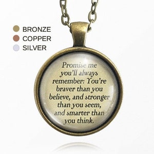 You Are Braver Than You Believe Stronger Than You Seem And Etsy