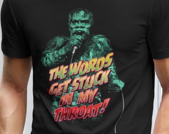 The War of the Gargantuas Shirt Kaiju Tees The Words Get Stuck In My Throat Classic Monster T-Shirt Horror Fan Tee Vintage Monsters T-Shirts