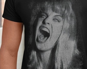 Twin Peaks Unisex Shirt Laura Palmer Screaming Tshirt TV Horror T-Shirt Scream Tee Classic Horror Shirts Monsters The Black Lodge Killer Bob