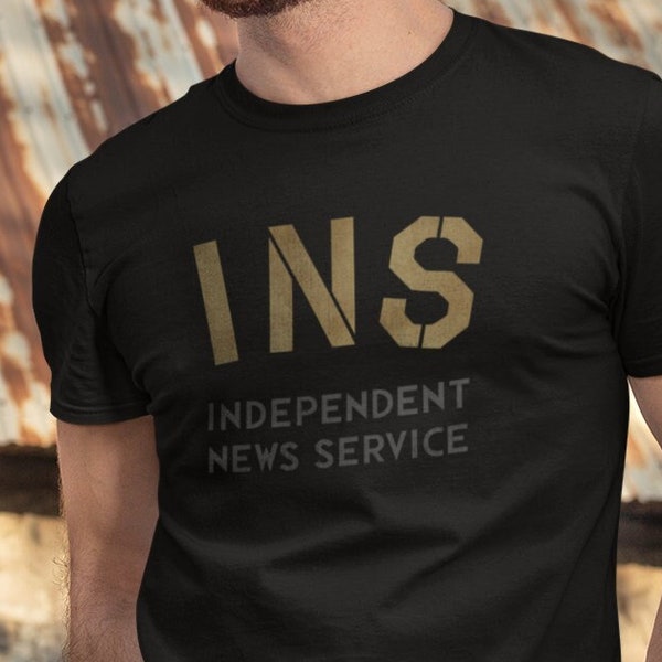 Kolchak Tee Shirt INS Independent News Service T Shirts The Night Stalker TShirt I.N.S. Carl Kolchak Shirt Home Studio HomeStudio