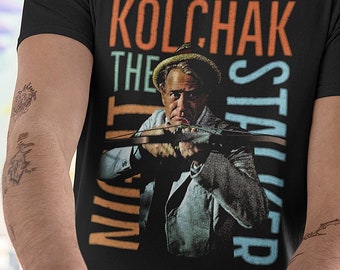 Kolchak The Night Stalker T-Shirt by HomeStudio Horror In The Heights Kolchak Tee Shirt Carl Kolchak T Tshirt Horror Carl Kolchak Tees