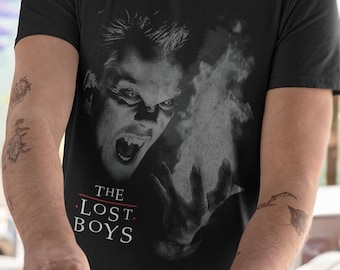 The Lost Boys Shirt David Hand Tshirt Lost Boys Tee Vampire Shirts Horror Only Noodles Michael Tshirts Gothic Tees Apparel 80s Look lsot Cry