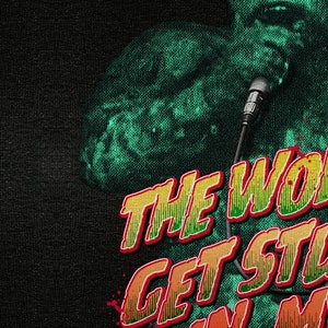 The War of the Gargantuas Shirt Kaiju Tees The Words Get Stuck In My Throat Classic Monster T-Shirt Horror Fan Tee Vintage Monsters T-Shirts image 3