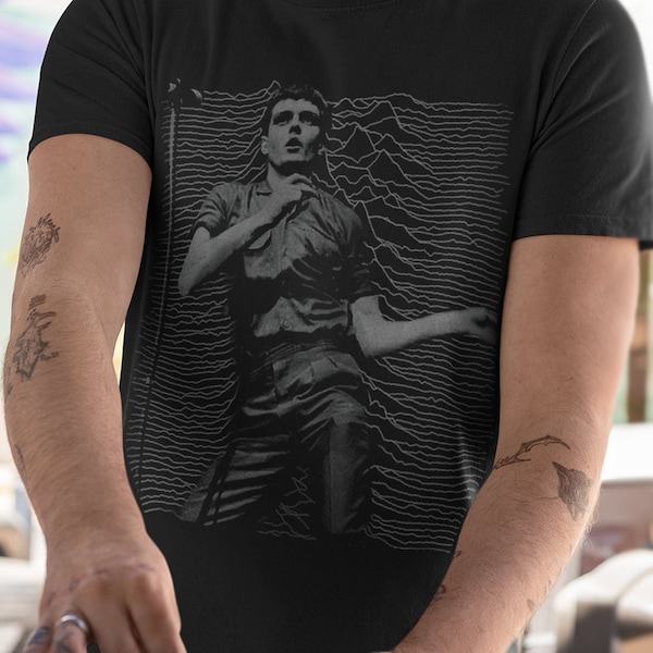 Ian Curtis Shirt Joy Division T-Shirt Unknown Pleasures Tshirt Post Punk Shirts Gothic Tees Goth Apparel 80s Tee Dance To The Radio Closer