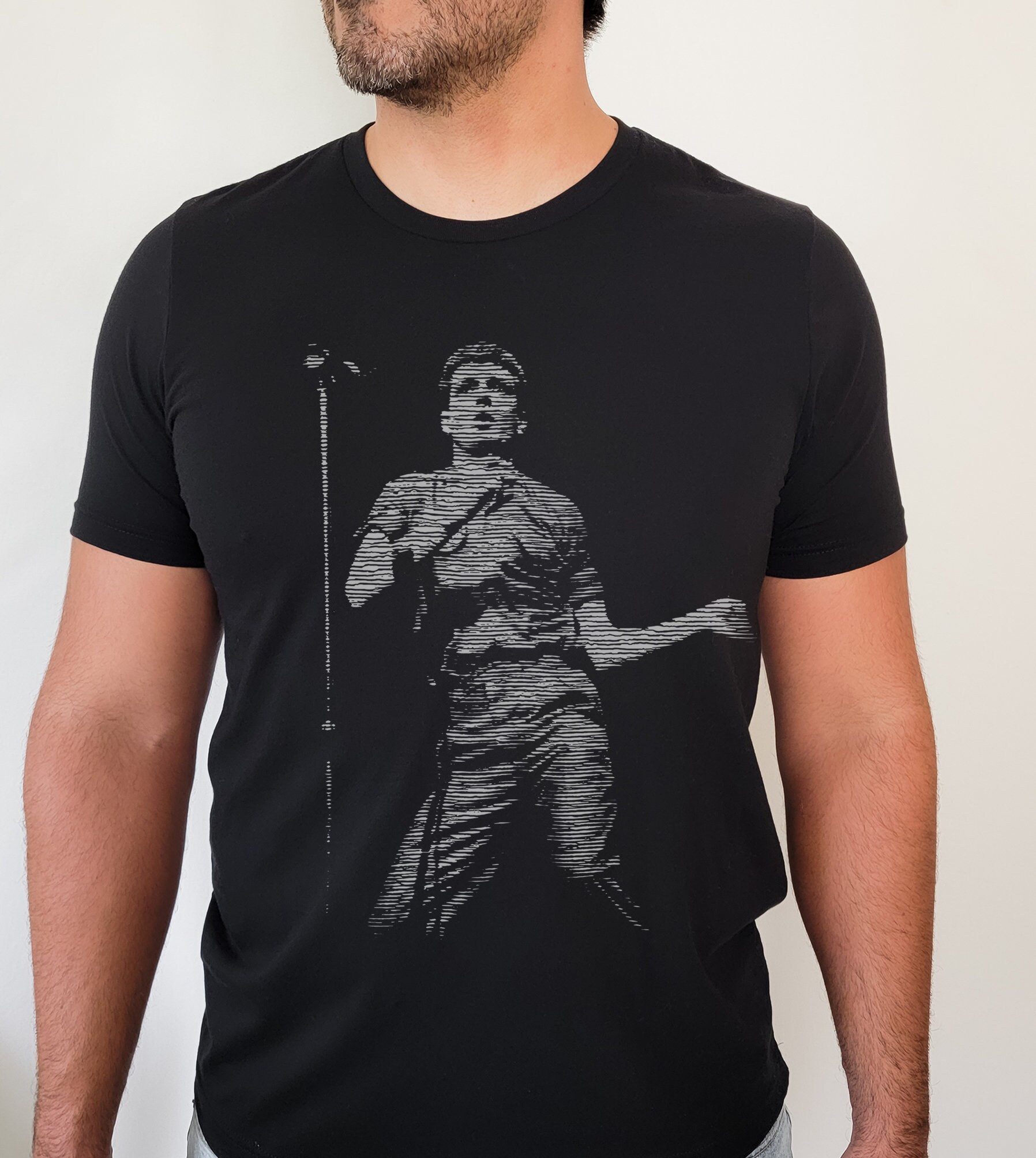 Discover Ian Curtis Shirt Joy Division T-Shirt Unknown Pleasures Tshirt