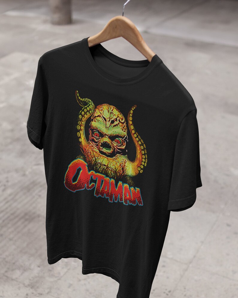 Octaman 1971 Retro Shirt Cult Classic TShirt Horror Monster Tee Octopus Man T-Shirt Cool Unisex T-Shirts 70s Top T Shirt Tee Merch 4xl 5xl image 3