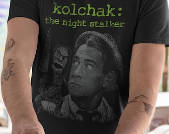 Kolchak Shirt Trilogy Of Terror Shirt Zuni Doll T-Shirt 70s Horror T-Shirts Scary Classic Shirts Halloween Tees 1970s T Shirt Spooky Tops