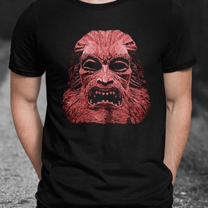 Zardoz T-Shirt Sci Fi Tee Shirt 1974 Pop Culture TShirt Cool Tshirts Weird Classic Retro Tees Horror Science Fiction 70s 1970s RED