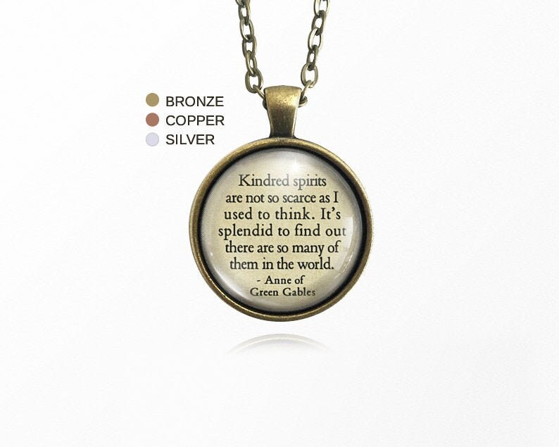 Anne Of Green Gables Kindred Spirits Kindred Spirit | Etsy