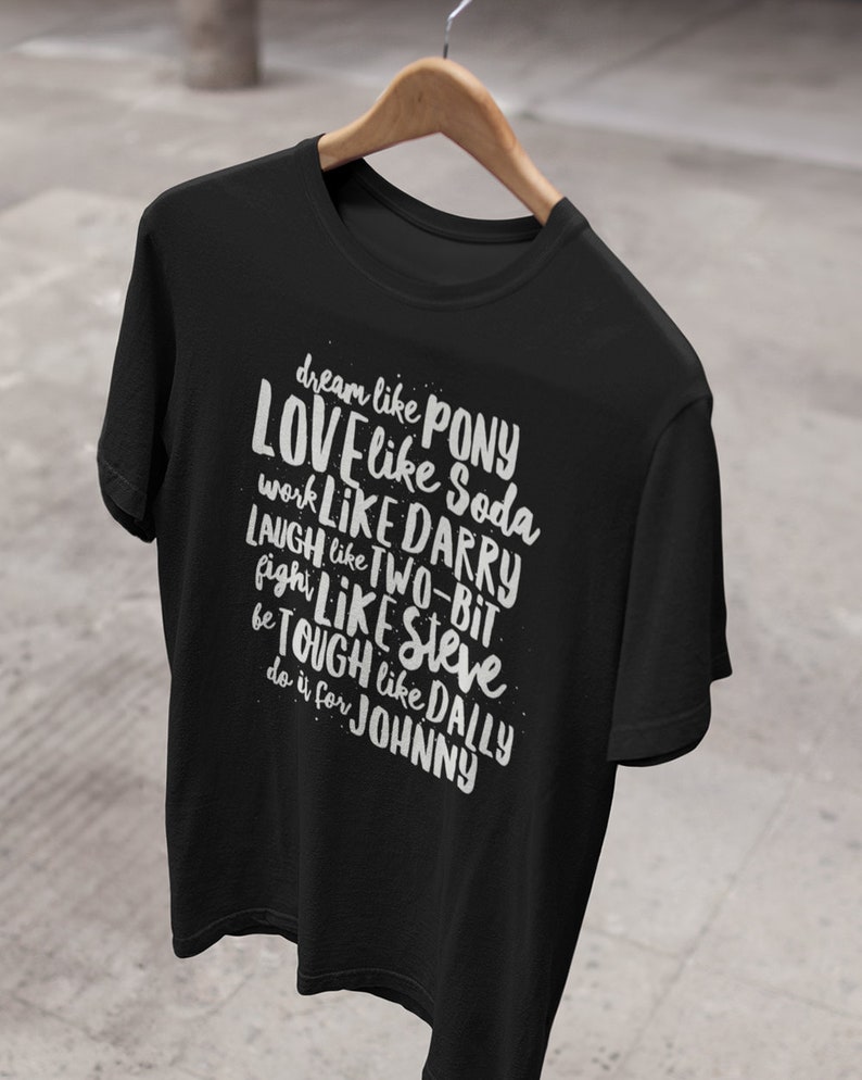 The Outsiders Shirt Character Names Cool T Shirts Bookish Top Books T-Shirt Gifts Literature Tee Merch Stay Gold Ponyboy Teacher Dress Up image 6