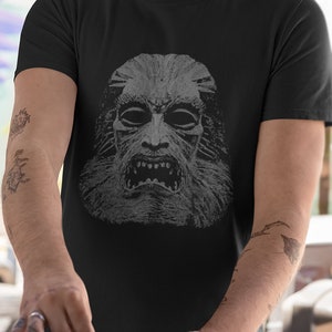 Zardoz T-Shirt Sci Fi Tee Shirt 1974 Pop Culture TShirt Cool Tshirts Weird Classic Retro Tees Horror Science Fiction 70s 1970s GRAY