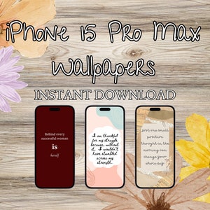 iPhone 15 Pro Max Wallpaper Set - A little Inspiration