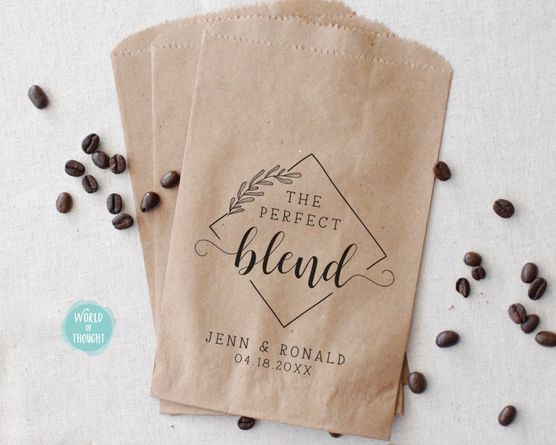 Wedding Shower Favor Bag Custom Personalized Thank You Bags Etsy