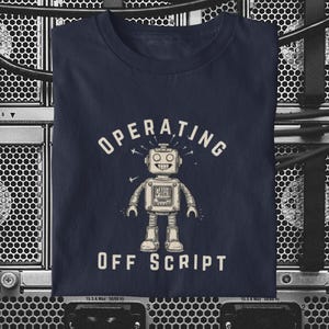 Lustige Roboter Fehlfunktion Sci Fi Shirt, AI Skeptiker Geschenk, ausgebrannter Job Tee, Beziehungsprobleme, Lache es ab