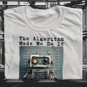 Funny AI Shirt, Tech Humor Tee, Office Coworker Gift, Robot Graphic Tee