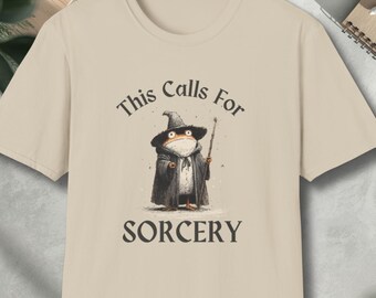 Funny Frog Wizard Fantasy Shirt, Office Problem Solver Sorcery Tee, Halloween Magic Witch Gift