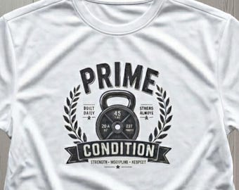 Cocky Gym Motivation Aging Shirt, Prime Condition Workout Tee, Dad Bod Gift, Weight Room Training Top
